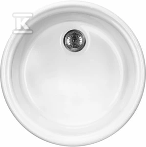 Virtuvinė plautuvė Deante Lusitano ZCL 680N, Baltas