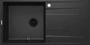 Deante granitinė virtuvinė plautuvė Deante Eridan ZQE G713, Metallic graphite