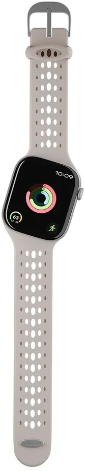 „Decoded“ „Decoded Silicone Ares O Band“ – silikoniniai dirželiai „Apple Watch 40/42 mm“ (molio spalvos)