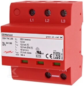 Dehn viršįtampio ribotuvai DEHNSHIELD TNC 255 DSH TNC 255 941300