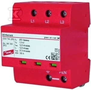 Dehn viršįtampio ribotuvai DEHNSHIELD TNC 255 DSH TNC 255 941300