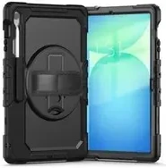 Tech-Protect Solid dėklas skirtas Samsung Galaxy Tab S10 FE+ – juodos spalvos