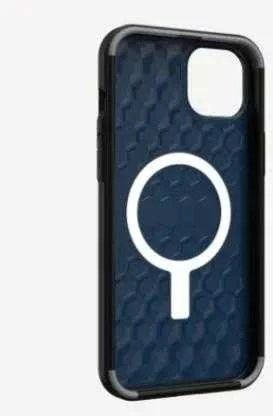 UAG Urban Armor Gear dėklas CIVILIAN, suderinamas su „MagSafe“, skirtas IPHONE 14 Plus, tamsiai mėlynas