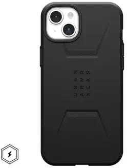 Urban Armor Gear UAG Civilian MagSafe Apple iPhone 15 Plus - dėklas telefonui juodos spalvos