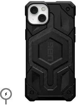UAG Urban Armor Gear dėklas MONARCH, suderinamas su „MagSafe“, skirtas IPHONE 14 Plus, anglies pluošto