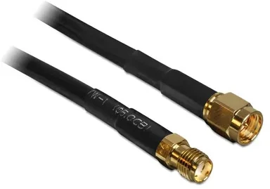 DLC DeLOCK 10m SMA m/f bendraašis kabelis CFD200 Juoda