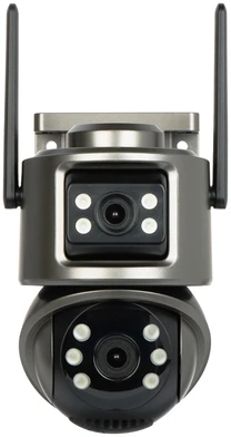 Inne Delta Cctv IP KAMEROS LAUKO SUKAMASIS ICSEE-W62SD-2 Wi-Fi Visų spalvų 2 x 3 Mpx 2 X 3,6 mm