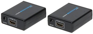 HDMI-EX-4 plėstuvas su įvesties ir išvesties jungtimis