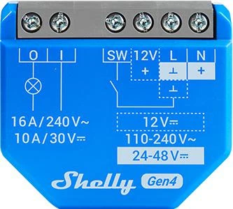 Shelly 1 Gen4 aprašymas - Prekės nuotrauka