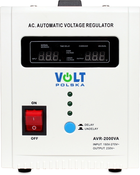 ĮTAMPOS STABILIZATORIUS VOLT POLSKA AVR 2000 aprašymas - Prekės nuotrauka