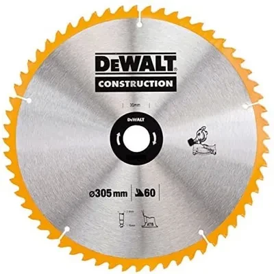 Pjovimo diskas medienai DeWalt DT1960; 305x30 mm; 60T