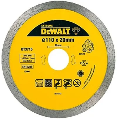 Dewalt deimantinis diskas 110 x 20 mm DT3715, skirtas DWC410