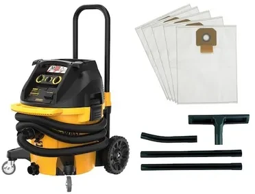 Dewalt Dulkių siurblys Pramoninis dulkių siurblys 1400 W, 38 l, M klasės, su priedais