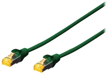 Assmann Digitus CAT 6A S/FTP tinklo kabelis, 0,25 m, Cat6a, S/FTP (S-STP), RJ-45, RJ-45, Žalia