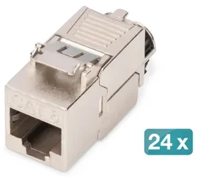 Digitus Modulis CAT 8.1 Keystone, ekranowany, beznarzędziowe złącze montażowe - 24 vnt.