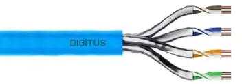 Digitus Instaliacinis kabelis cat.6A, U/FTP, B2ca, AWG 23/1, LSOH, 100m, mėlynas, kartonas