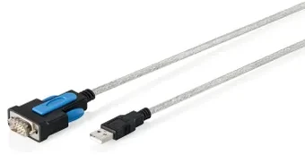 Digitus DA-70170 serijinis kabelis Permatomas 1,8 m USB A tipo RS-232