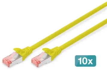 Digitus DK-1644-020-Y-10 tinklo kabelis Geltona 2 m Cat6 S/FTP (S-STP)