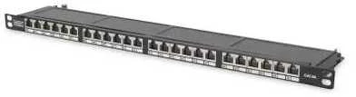 Digitus DN-91624S-SL-SH komutacinė panelė 0.5U