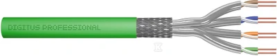 Assmann Electronic DIGITUS DK-1843-VH-1 CAT 8.2 S-FTP diegimas. kabelis 2000MHz AWG 22/1 Dca 100m žiedas simplex žalias