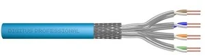 Assmann Electronic DIGITUS Montavimo kabelis cat.6A S/FTP Eca kietas laidas AWG 23/1 LSOH 500m mėlynas ritė