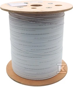 Digitus Professional Vidinis šviesolaidinis kabelis FTTH 2 su SC, SM jungtimis 9/125 OS2 G57A1, B2ca, LSOH, baltas, 1km.