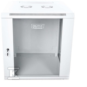 Assmann Electronic DIGITUS DN-W19 12U/600 Sieninė spintelė 12U 600x600mm pilkas RAL 7035