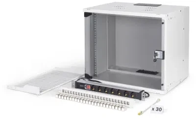 Spinta Digitus DIGITUS Netzwerk-Set 483 mm (19'') - 9HE, 540x400 mm (BxT) we