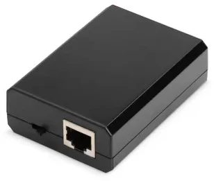 Šakotuvas Assmann Electronic DIGITUS Gigabit PoE+ Splitter 10 100 1000 Mbps 24W Įvestis: 802.3at PoE Išėjimas: 5V 2A 9V 2A 12V 2A plastikinis korpusas juodas