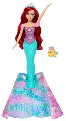 DN2 Mattel DISNEY PRINCESS lėlė Arielė su transformacijos funkcija (JLK19)