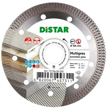 125MM DISTAR MULTIGRES Deimantinis diskas plytelėms