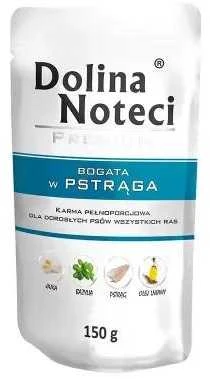 Dolina Noteci Premium turtingas upėtakiu - šlapias šunų maistas - 150g