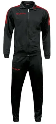 Carruzzo Givova Tuta Revolution Tracksuit Juodas-Raudona TR033 1012 XL