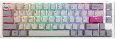 Ducky One 3 Mist Pilkas SF Klaviatūra žaidimams, RGB LED - MX-Raudona
