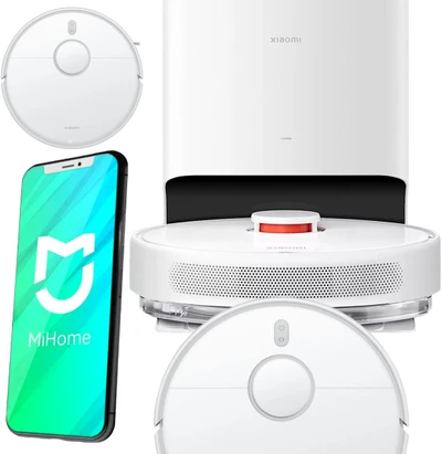 Dulkių siurblys - robotas  Xiaomi Robot Vacuum X10 EU su automatine dulkių išsiurbimo stotele