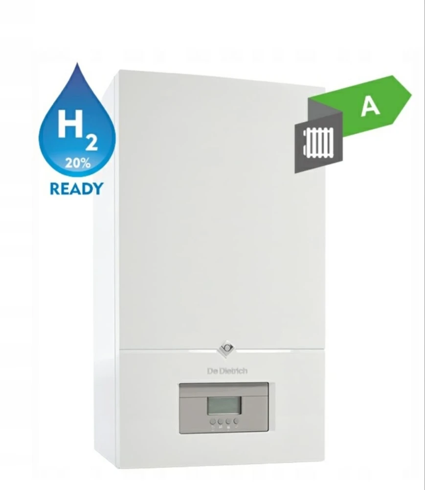 Dviejų funkcijų dujinis katilas „De Dietrich Inidens 20/24 MI“, 20/24 kW