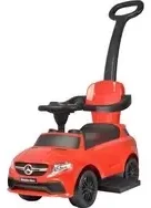 Dviratukas biegowy Buddy Toys Mercedes Benz GLE 3 w 1 raudona / od 2 lat / maks. ładowność 23 kg