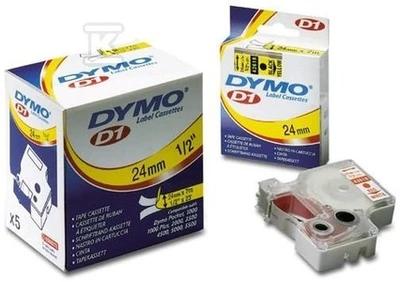 Juostelė DYMO D1 19mm x 7m, juoda ant geltono / S0720880 45808