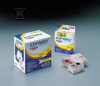 Juostelė DYMO D1 9mm x 7m, juoda ant geltono / S0720730 40918