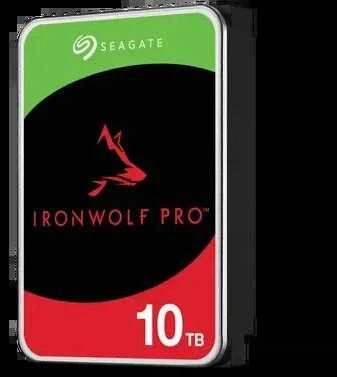 „SEAGATE Ironwolf PRO Enterprise NAS HDD 10TB 7200rpm 6Gb/s SATA 256MB cache 8.9cm 3.5inch 24x7“ skirtas NAS ir RAID Rackmount sistemoms, juodos spalvos