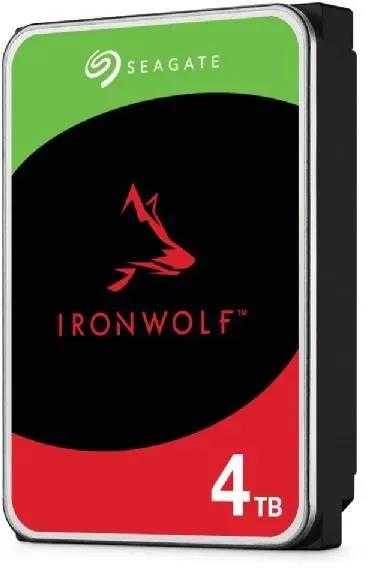 Kietasis diskas  SEAGATE NAS HDD 4TB IronWolf /5400rpm 6Gb/s/ SATA 256MB cache 3.5inch/ 24x7 CMR for NAS and RAID rackmount systems BLK