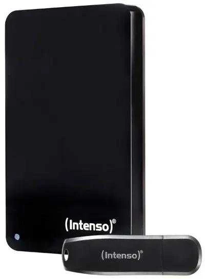 Kietasis diskas Disk zewnętrzny HDD Intenso HDD USB3 1TB EXT. +USB 64GB/Juodas 6023690 INTENSO