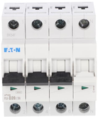 Eaton Grandinės pertraukiklis 3P+N D 20A 6kA AC PL6-D20/3N 165038
