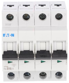 Eaton Grandinės pertraukiklis 4P B 10A 6kA AC PL6-B10/4 166490