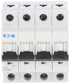 „Eaton“ grandinės pertraukiklis 4P C 4A 6kA AC PL6-C4/4 166527