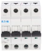 „Eaton“ grandinės pertraukiklis 4P C 50A 6kA AC PL6-C50/4 166530