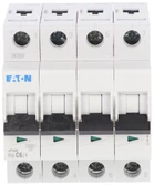 Eaton Grandinės pertraukiklis 4P C 6A 6kA AC PL6-C6/4 166531