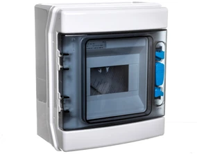 Eaton 1 x 6 modulinė spintelė IP65 atsparumas UV spinduliams IKA-1/6-ST-UV (174188)