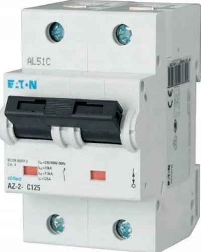 Eaton 174495 Grandinės pertraukiklis 2P B 32A 25kA AC AZ-2-B32 174495
