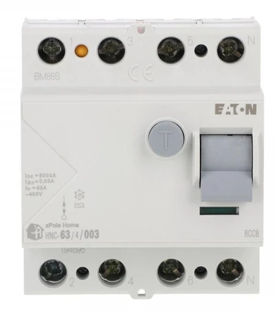 Eaton Liekamosios srovės grandinės pertraukiklis 4P 63A 0,03A tipas A xPole Home HNC-63/4/003-A 194689